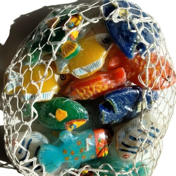 Floating Candles Tropical Fish Shaped Ocean Tropical Beach Pool Party Lot 12 - Picture 5 of 8